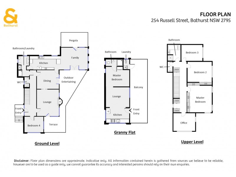 254 Russell Street, Bathurst NSW 2795 Floorplan