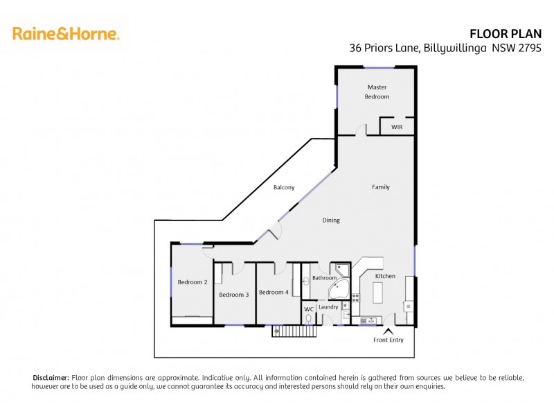 36 Priors Lane, Billywillinga NSW 2795 Floorplan