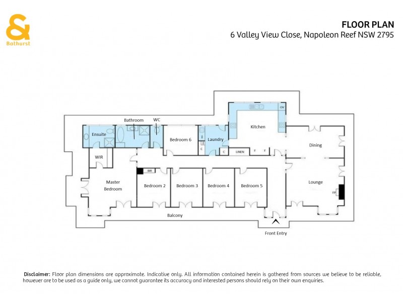 6 Valley View Close, Napoleon Reef NSW 2795 Floorplan