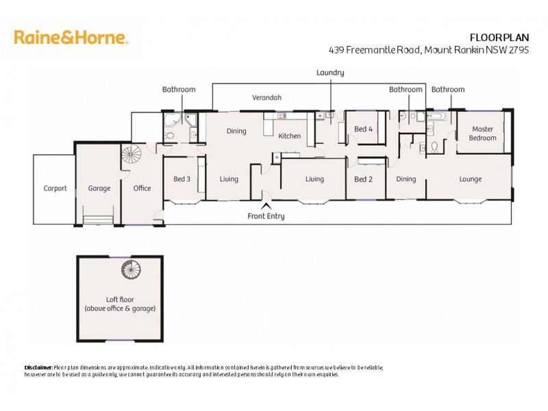 439 Freemantle Road, Mount Rankin NSW 2795 Floorplan