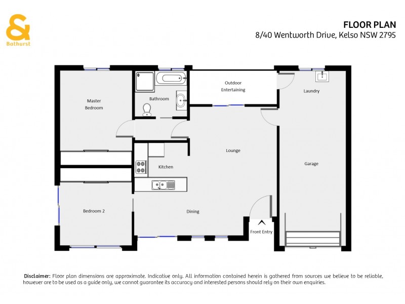 8/40 Wentworth Drive, Kelso NSW 2795 Floorplan