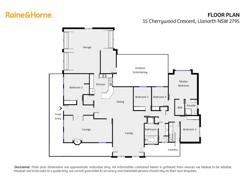 15 Cherrywood Crescent, Llanarth NSW 2795 Floorplan