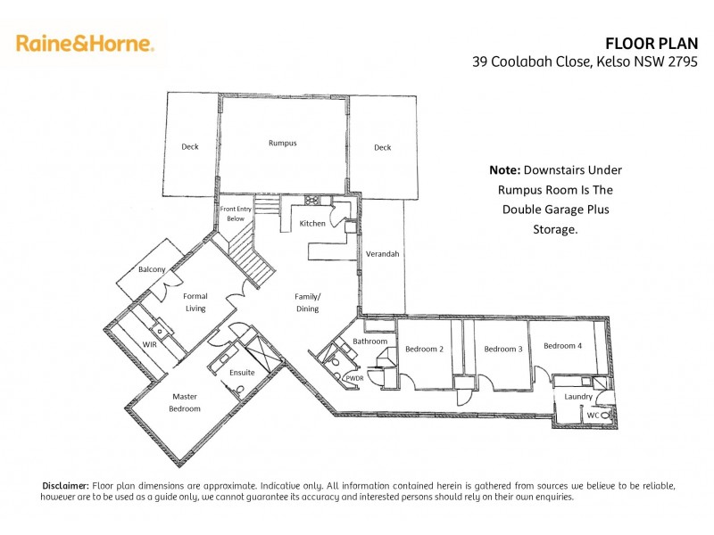 39 Coolabah Close, Kelso NSW 2795 Floorplan