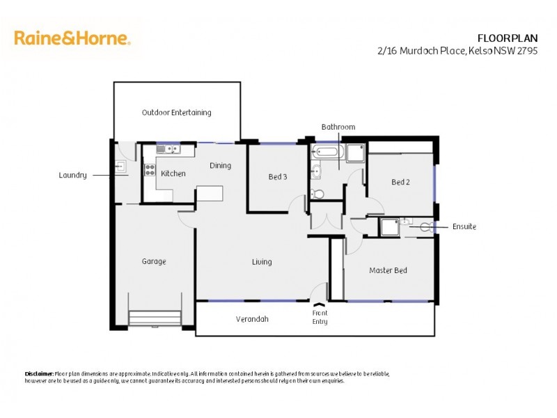 2/16 Murdoch Place, Kelso NSW 2795 Floorplan