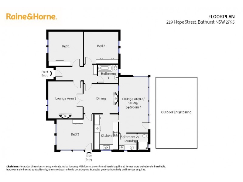 219 Hope Street, Bathurst NSW 2795 Floorplan