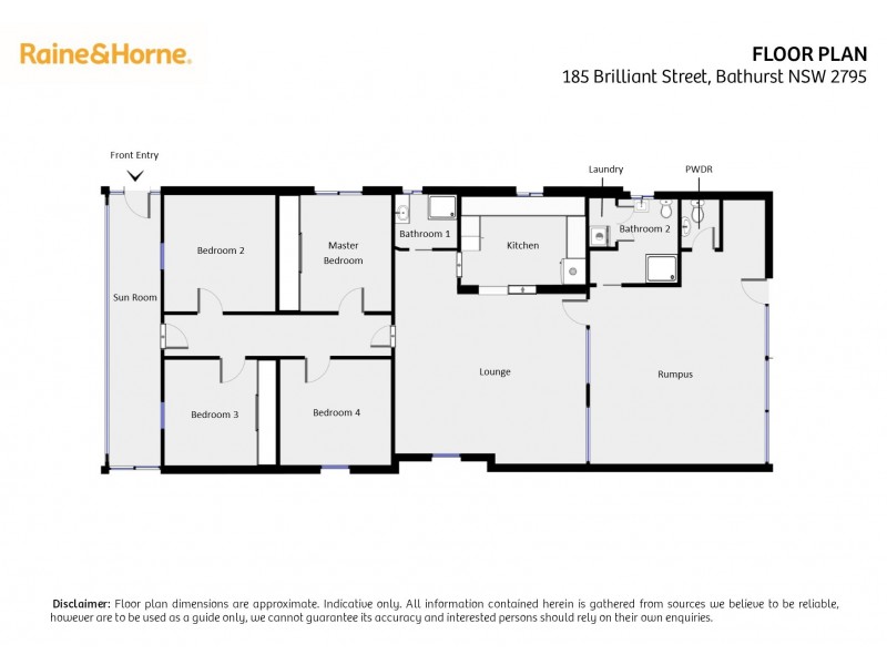 185 Brilliant Street, Bathurst NSW 2795 Floorplan