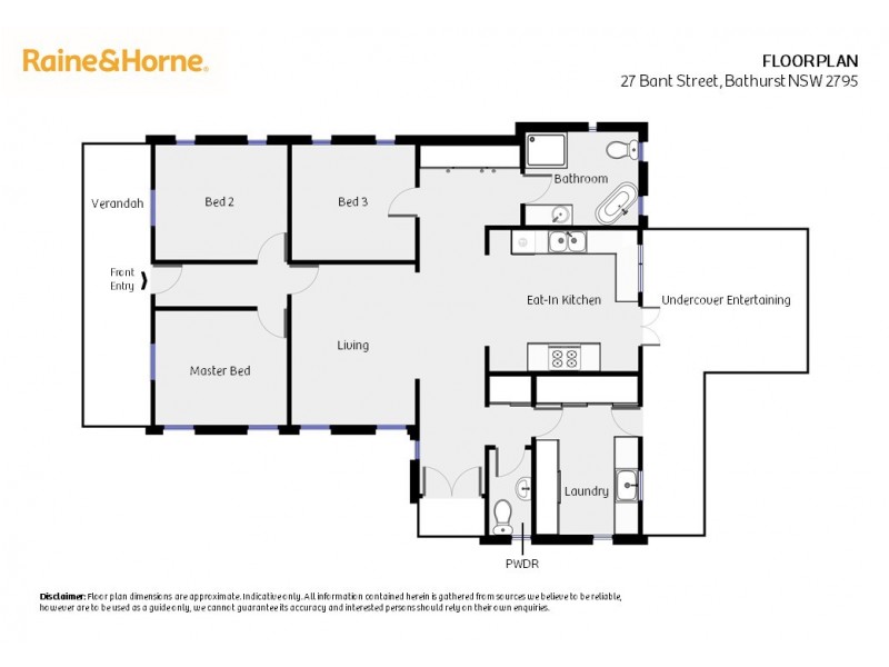 27 Bant Street, Bathurst NSW 2795 Floorplan