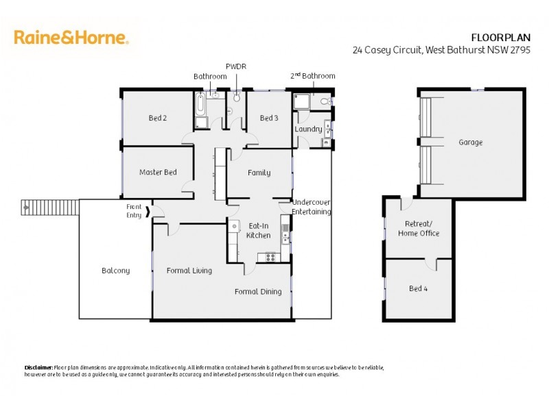 24 Casey Circuit, West Bathurst NSW 2795 Floorplan