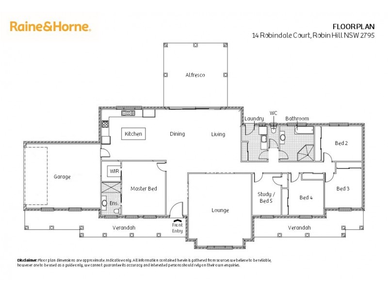 14 Robindale Court, Robin Hill NSW 2795 Floorplan