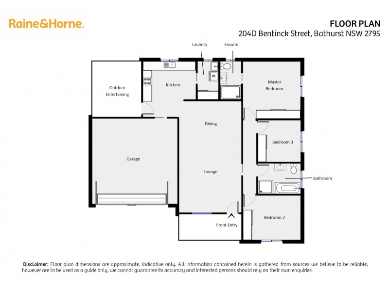 204D Bentinck Street, Bathurst NSW 2795 Floorplan