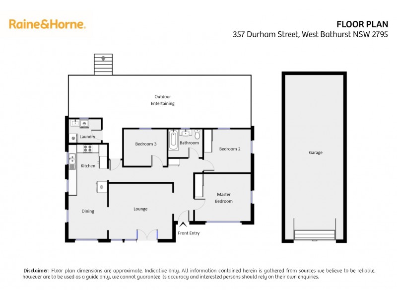 357 Durham Street, West Bathurst NSW 2795 Floorplan