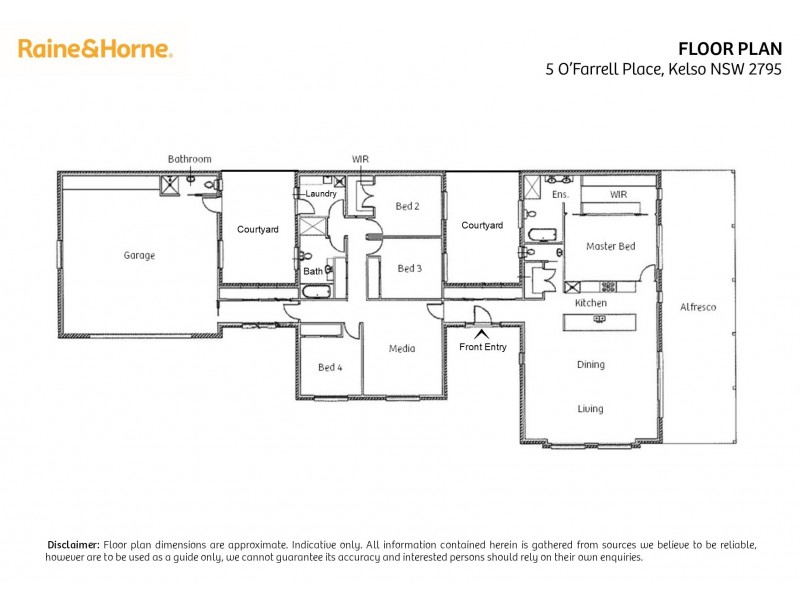 5 O’Farrell Place, Kelso NSW 2795 Floorplan