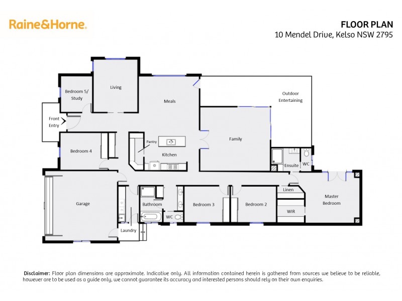 10 Mendel Drive, Kelso NSW 2795 Floorplan