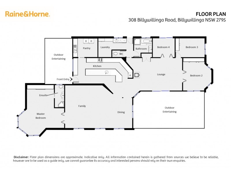 308 Billywillinga Road, Billywillinga NSW 2795 Floorplan