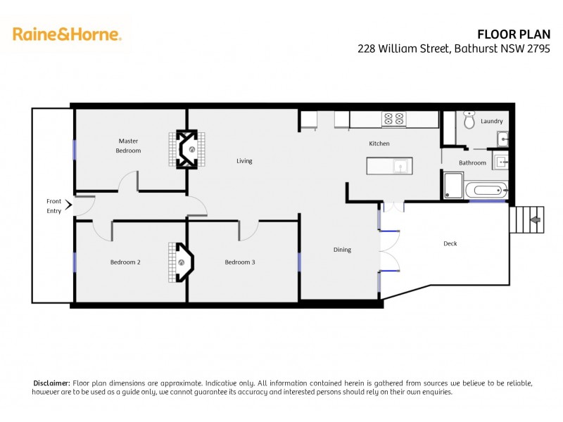 228 William Street, Bathurst NSW 2795 Floorplan