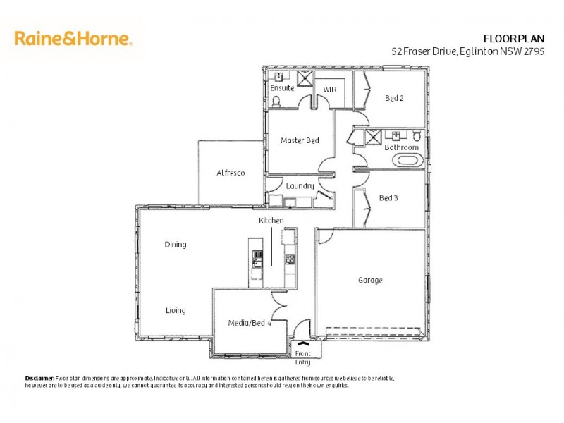 52 Fraser Drive, Eglinton NSW 2795 Floorplan