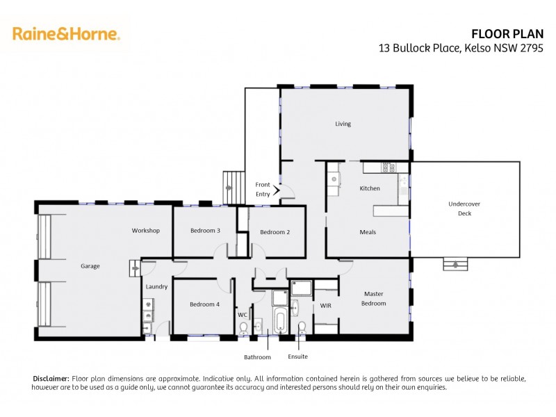 13 Bullock Place, Kelso NSW 2795 Floorplan
