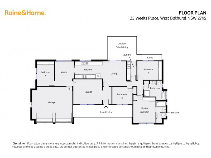 23 Weeks Place, West Bathurst NSW 2795 Floorplan