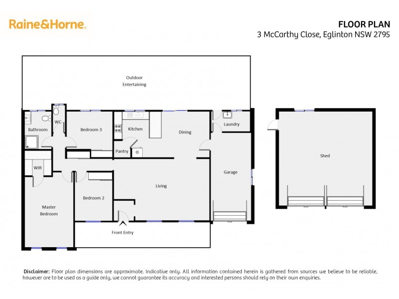 3 McCarthy Close, Eglinton NSW 2795 Floorplan