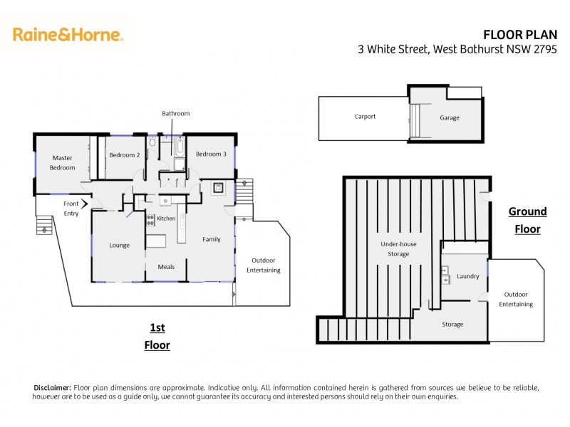 3 White Street, West Bathurst NSW 2795 Floorplan