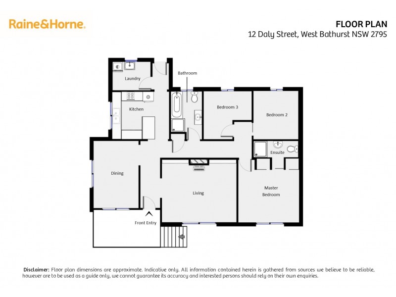 12 Daly Street, West Bathurst NSW 2795 Floorplan
