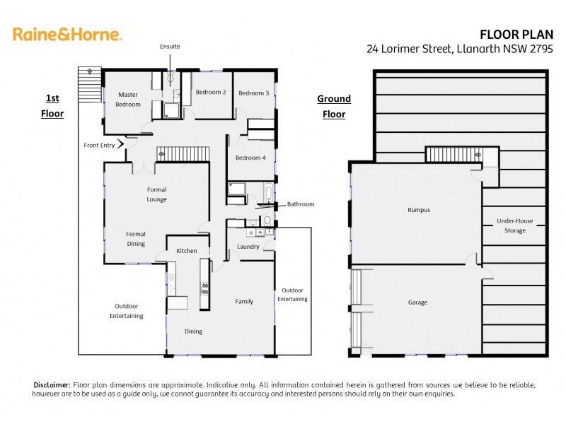 24 Lorimer Street, Llanarth NSW 2795 Floorplan