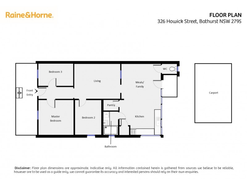 326 Howick Street, Bathurst NSW 2795 Floorplan