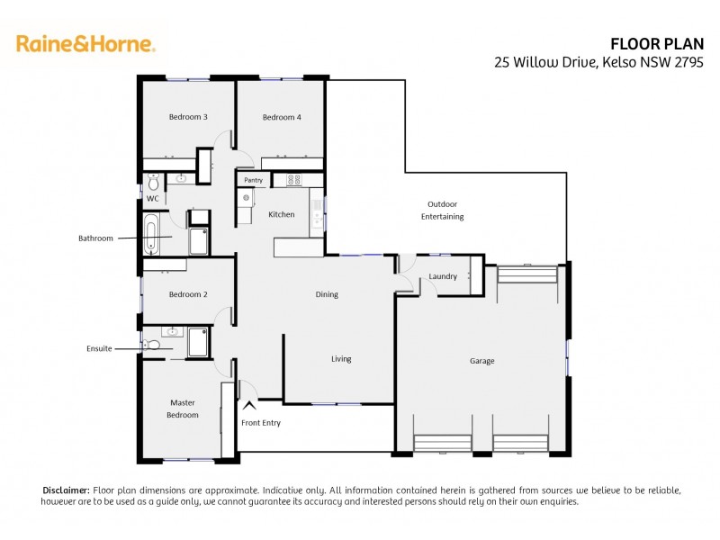 25 Willow Drive, Kelso NSW 2795 Floorplan