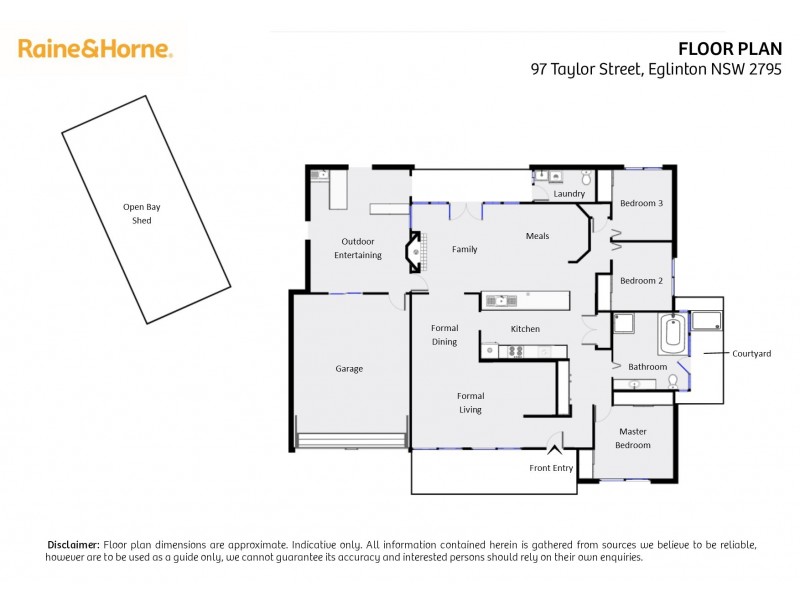 97 Taylor Street, Eglinton NSW 2795 Floorplan