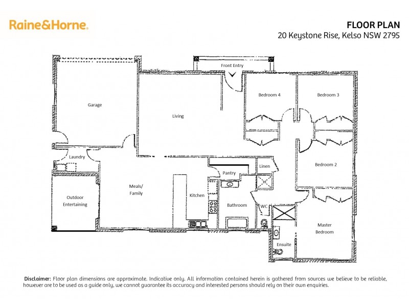 20 Keystone Rise, Kelso NSW 2795 Floorplan