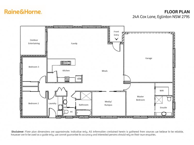 24A Cox Lane, Eglinton NSW 2795 Floorplan