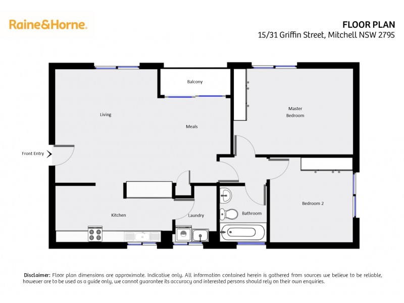 15/31 Griffin Street, Mitchell NSW 2795 Floorplan