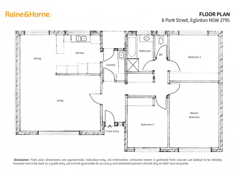 8 Park Street, Eglinton NSW 2795 Floorplan