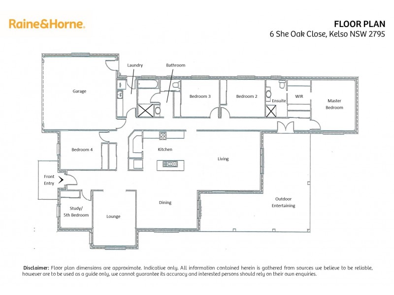 6 She Oak Close, Kelso NSW 2795 Floorplan
