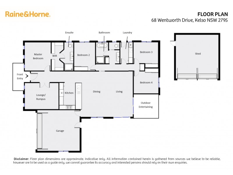 68 Wentworth Drive, Kelso NSW 2795 Floorplan
