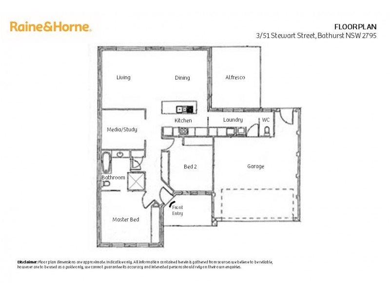 3/51 Stewart Street, Bathurst NSW 2795 Floorplan