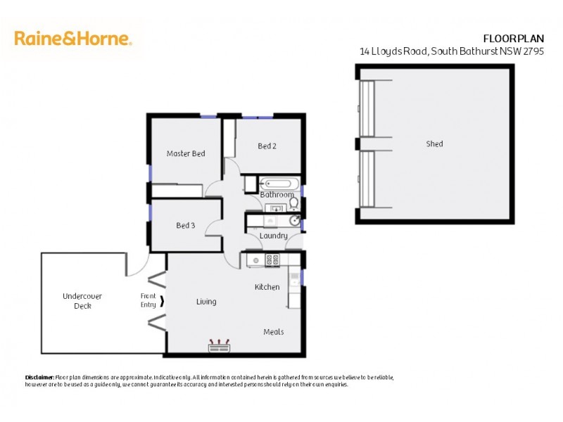 14 Lloyds Road, South Bathurst NSW 2795 Floorplan