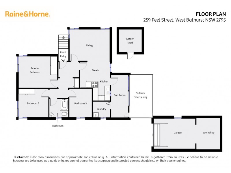 259 Peel Street, West Bathurst NSW 2795 Floorplan