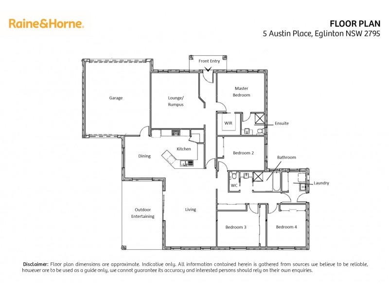 5 Austin Place, Eglinton NSW 2795 Floorplan