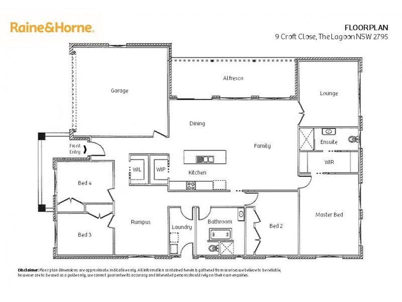 Lot 7 Croft Close, The Lagoon NSW 2795 Floorplan