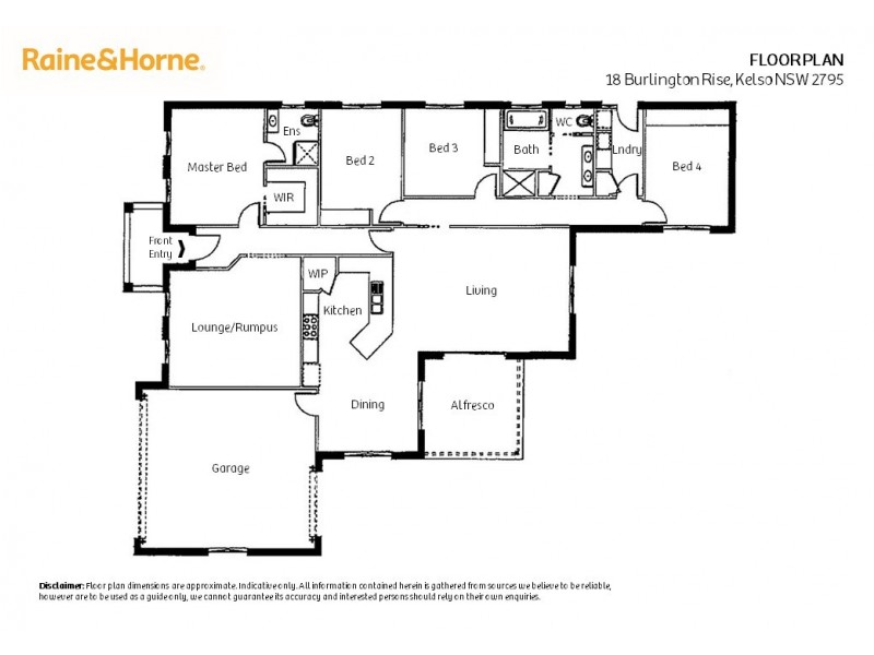 18 Burlington Rise, Kelso NSW 2795 Floorplan