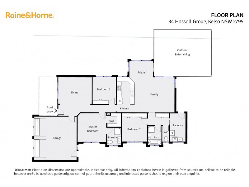 34 Hassall Grove, Kelso NSW 2795 Floorplan