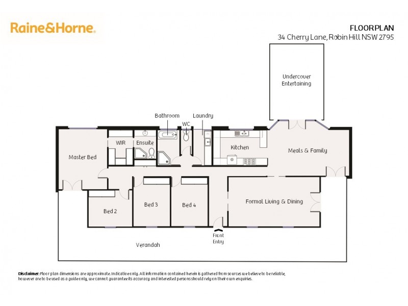 34 Cherry Lane, Robin Hill NSW 2795 Floorplan
