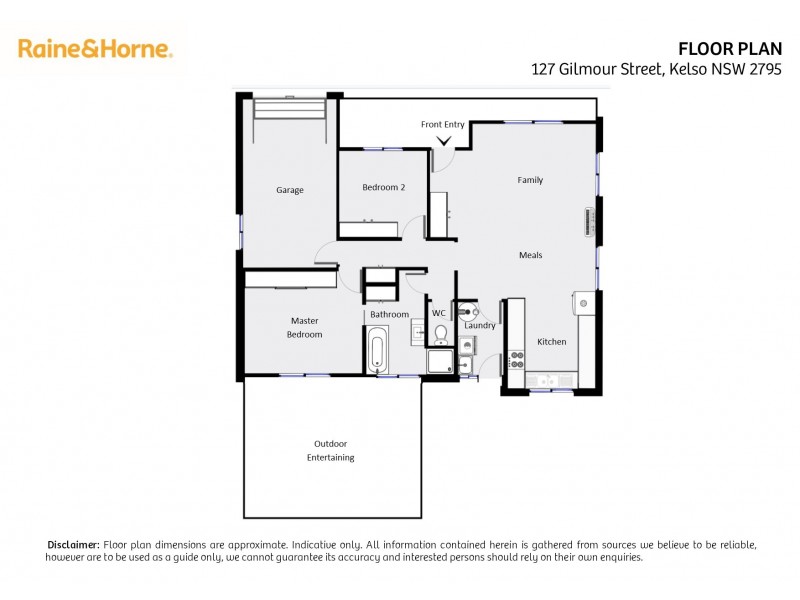 127 Gilmour Street, Kelso NSW 2795 Floorplan