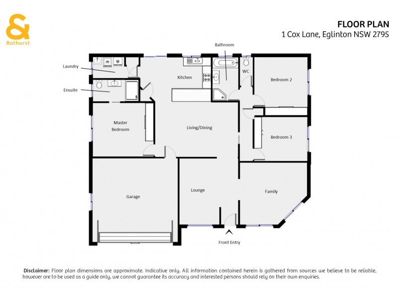 1 Cox Lane, Eglinton NSW 2795 Floorplan