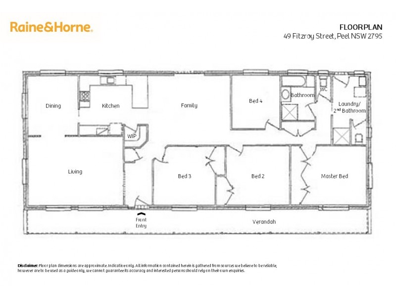 49 Fitzroy Street, Peel NSW 2795 Floorplan