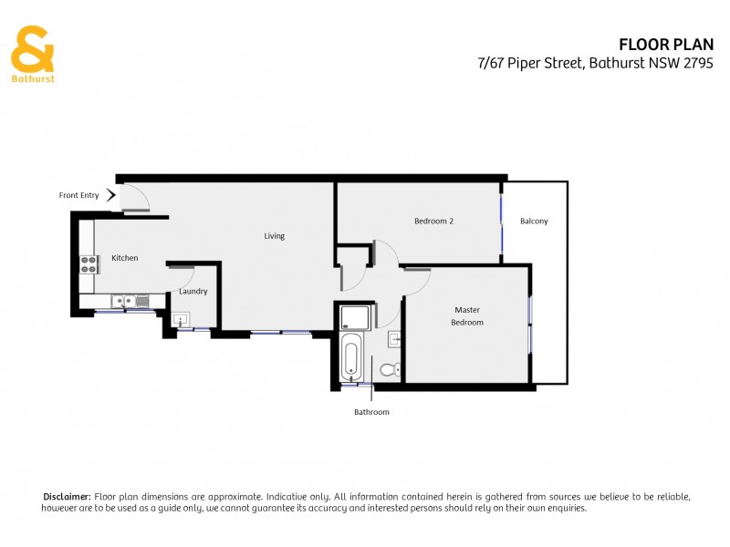 7/67 Piper Street, Bathurst NSW 2795 Floorplan