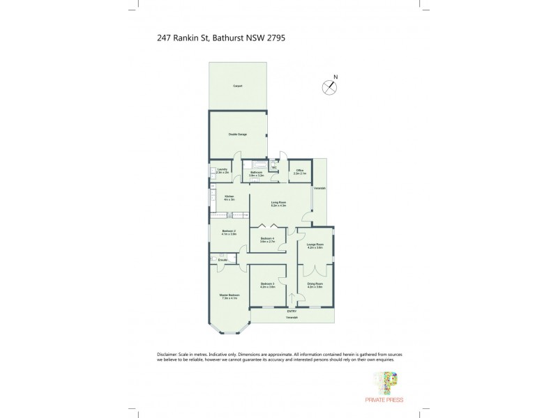 247 Rankin Street, Bathurst NSW 2795 Floorplan