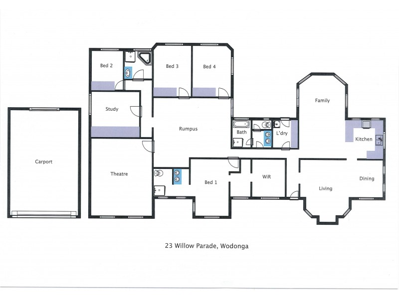 23 Willow Parade, Wodonga VIC 3690 Floorplan