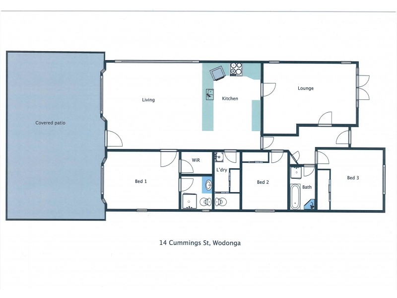 14 Cummings Street, Wodonga VIC 3690 Floorplan